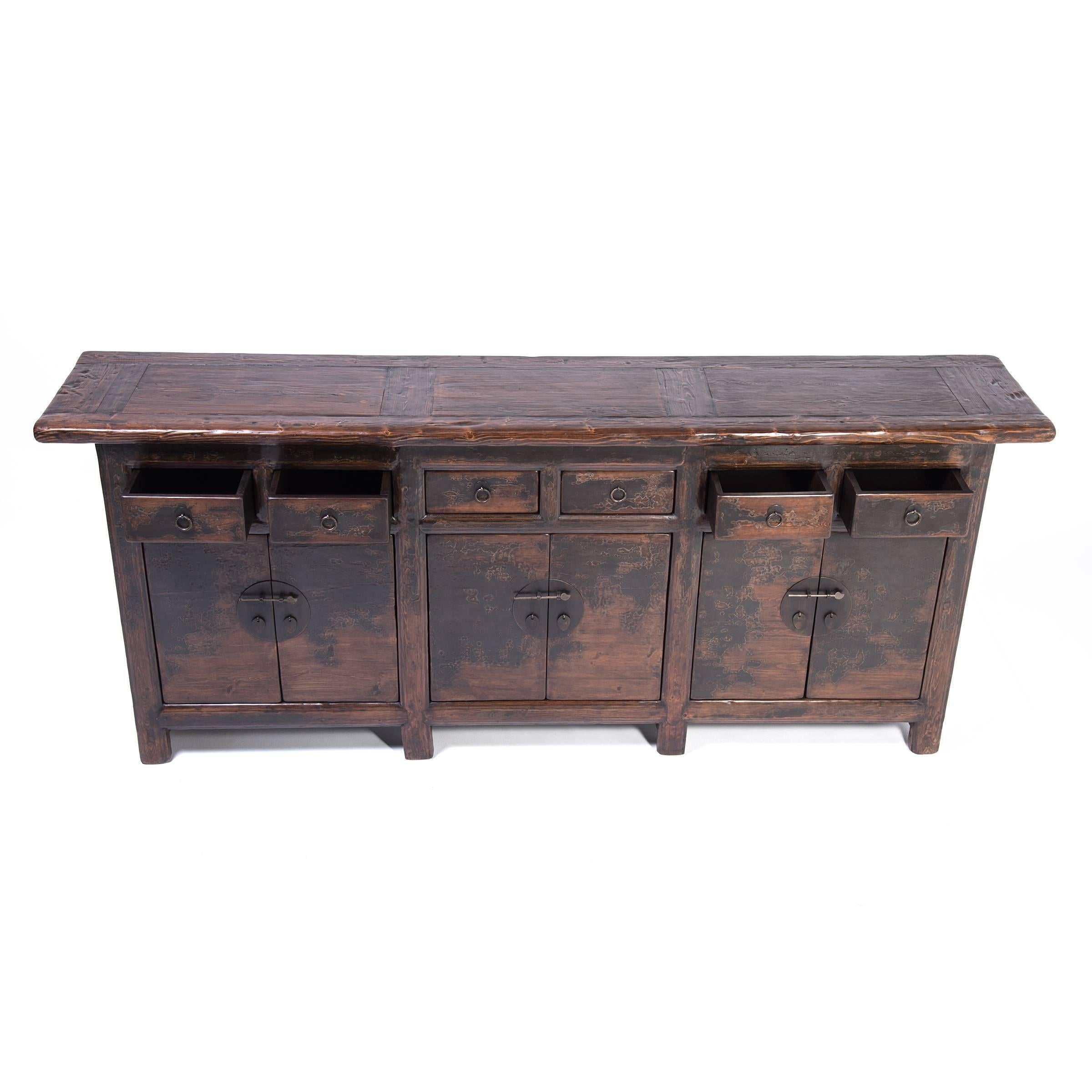 19th Century Chinese Six-Door Six-Drawer Provincial Coffer 1