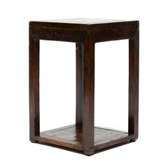 19th Century Chinese Square Pedestal Table