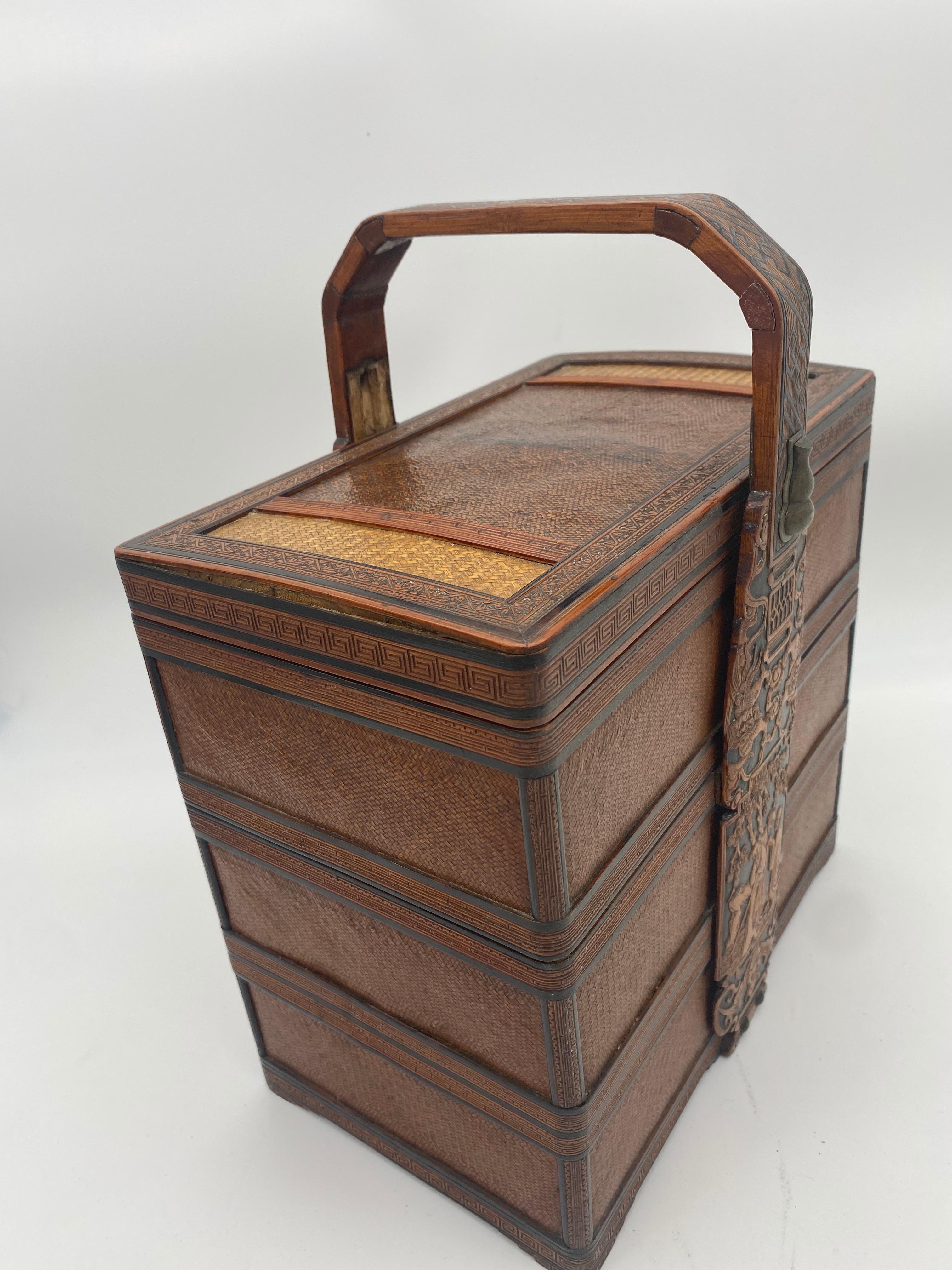 19th Century Chinese Stacked Snack Box For Sale 2