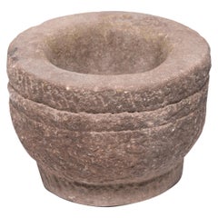19th Century Chinese Stone Mortar