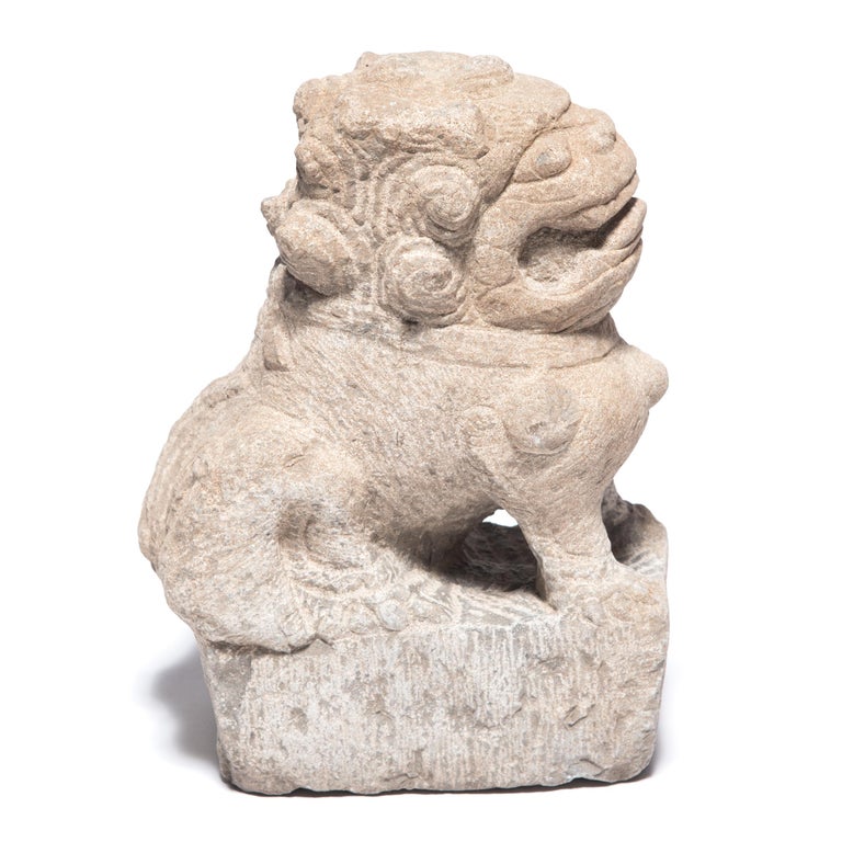 19th Century Chinese Stone Shizi Sculpture at 1stDibs