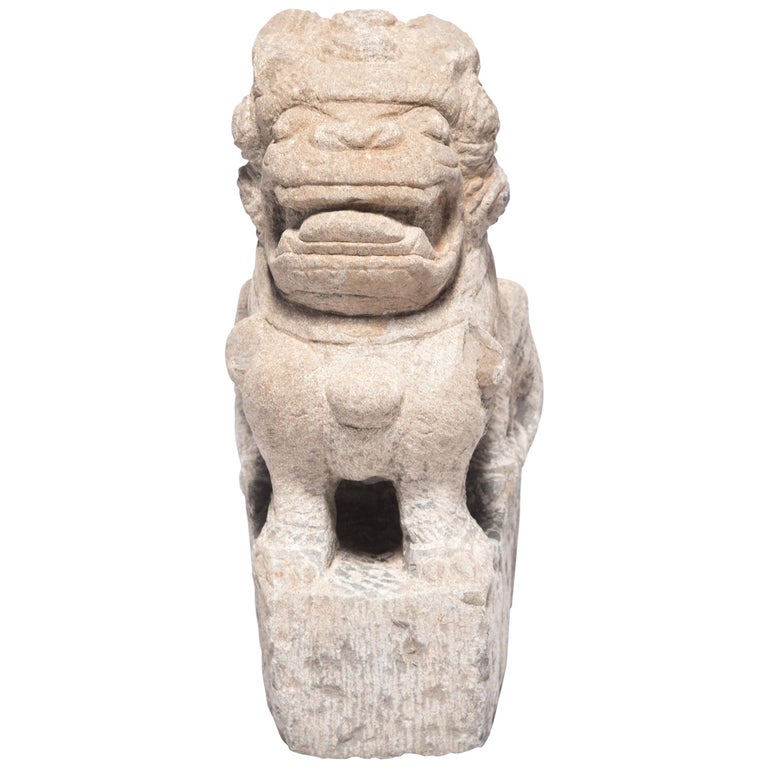 19th Century Chinese Stone Shizi Sculpture at 1stDibs