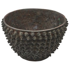 19th Century Chinese Studded Vase in Bronze
