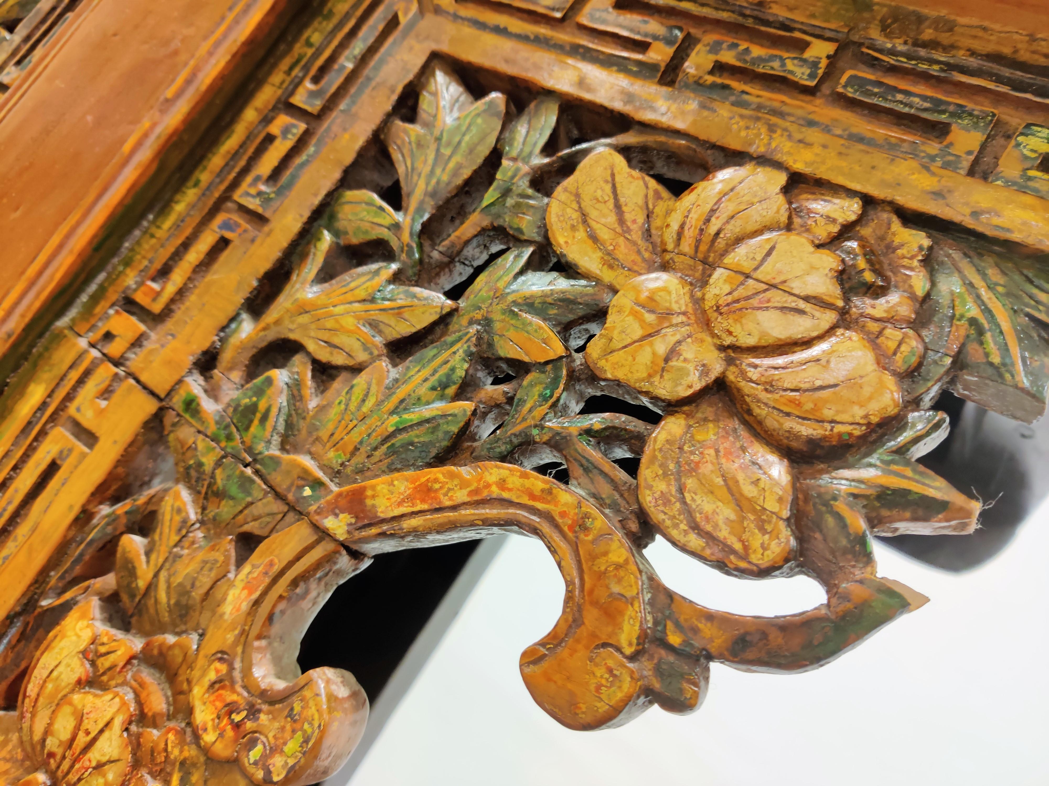 19th Century Chinese-Style Carved Altar Table 10