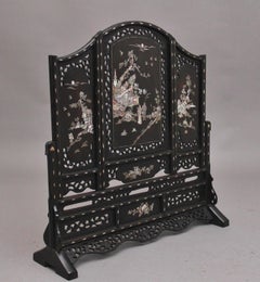19th Century Chinese table screen