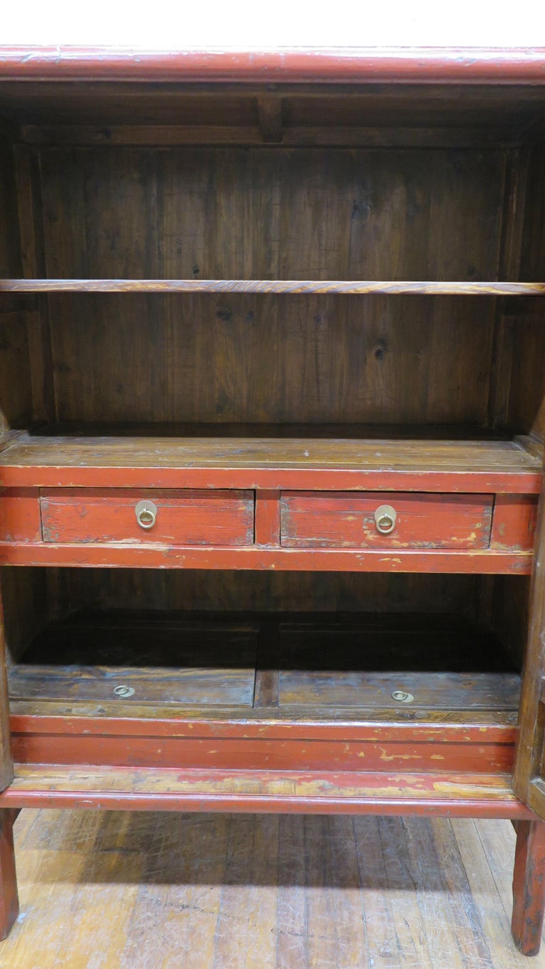 19th Century Chinese Tapered Cabinet For Sale 3