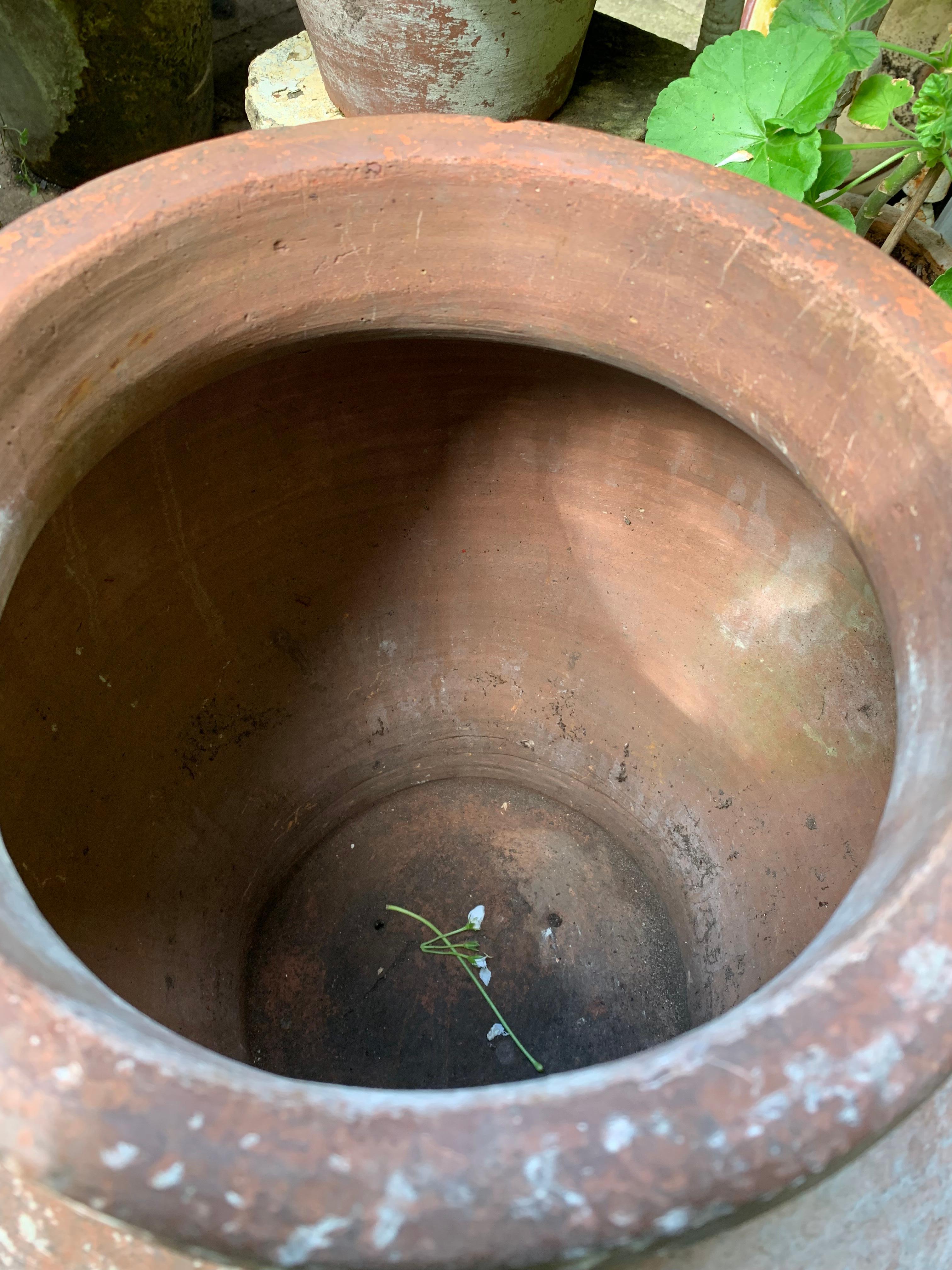 Fatto a mano Vaso di terracotta cinese del XIX secolo. in vendita