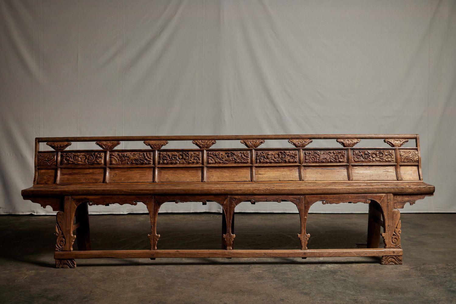 Early 19th Century Chinese theater bench.