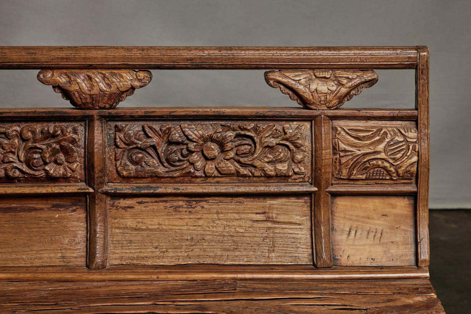19th Century Chinese Theater Bench 2