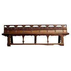 Antique 19th Century Chinese Theater Bench