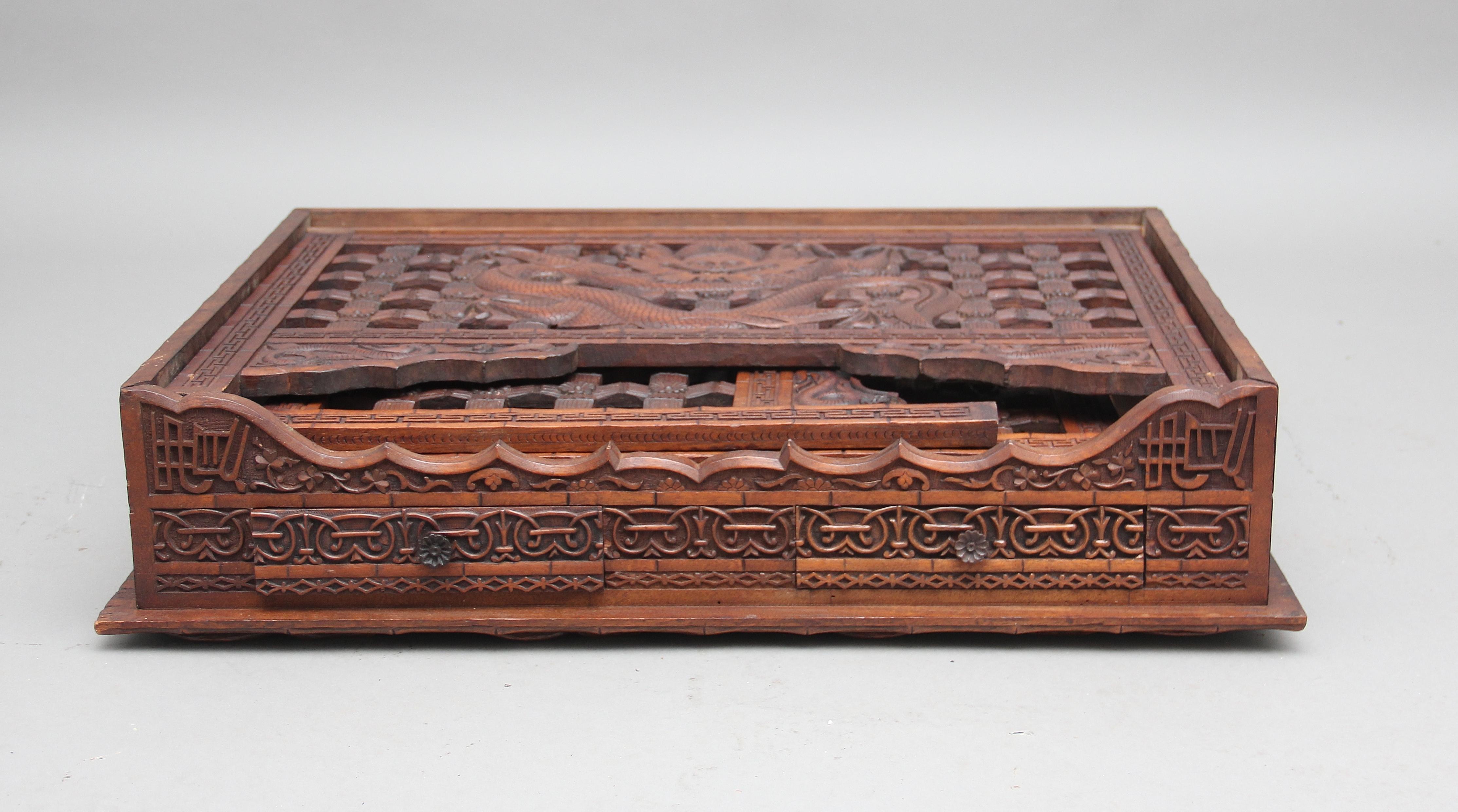 19th Century Chinese Traveling Scribes Desk 11
