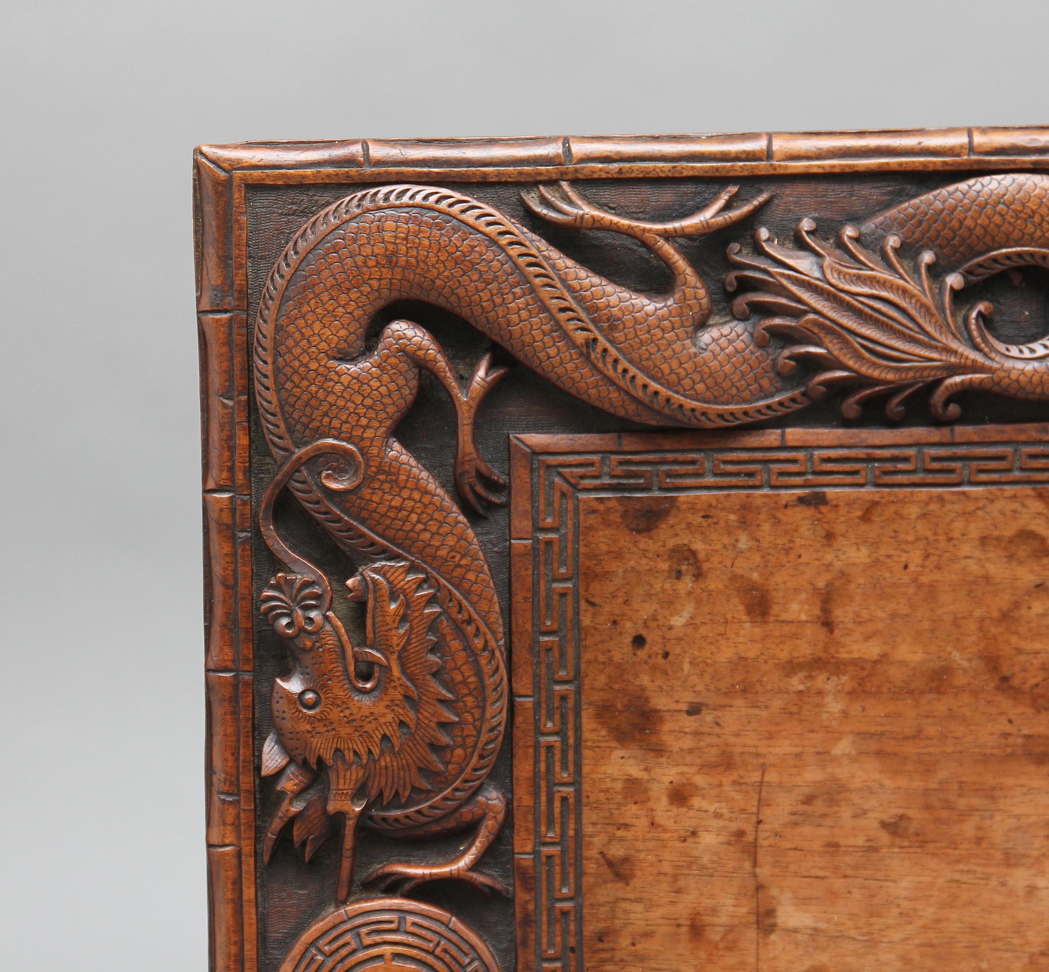 Late 19th Century 19th Century Chinese Traveling Scribes Desk