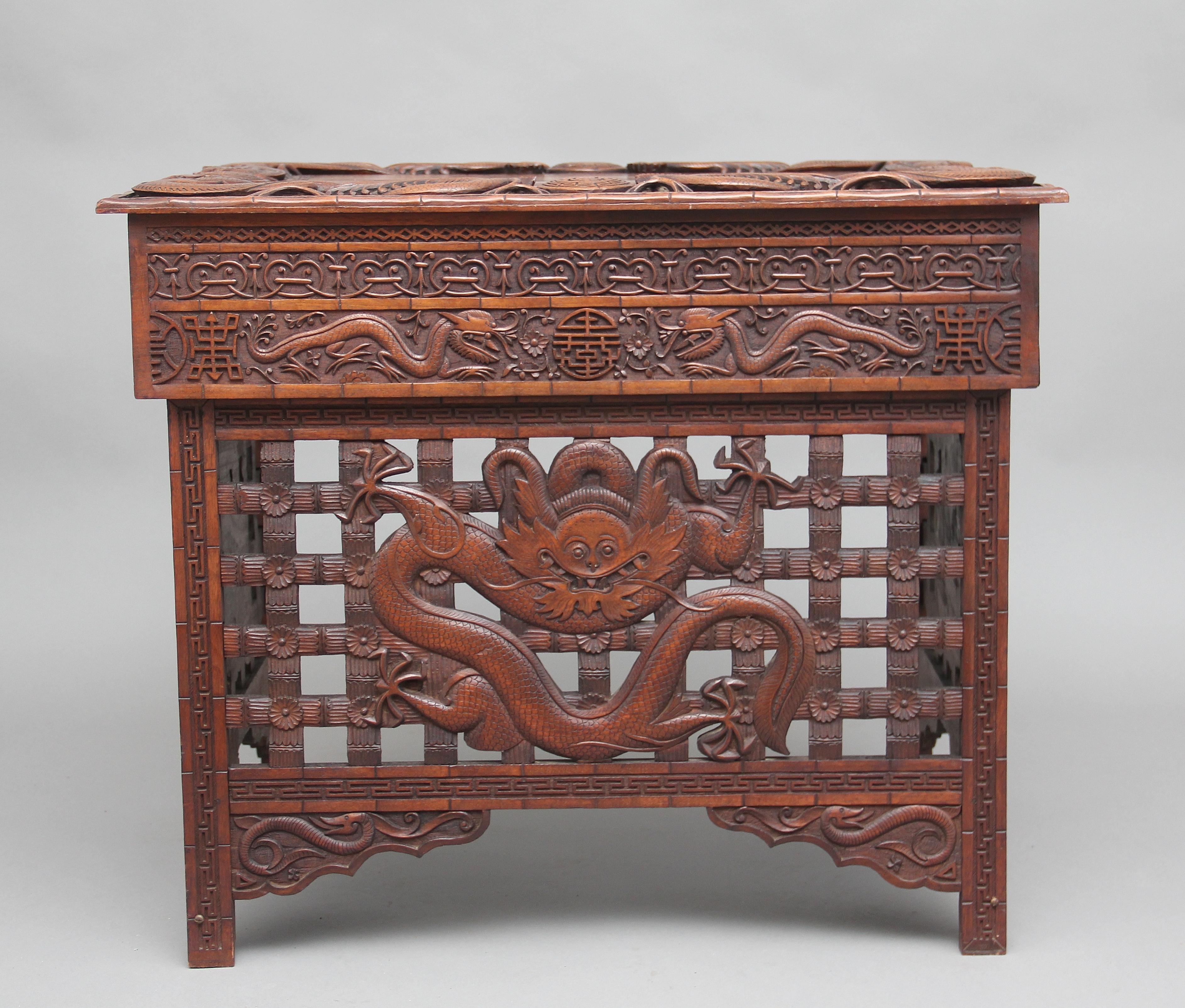 19th Century Chinese Traveling Scribes Desk 1