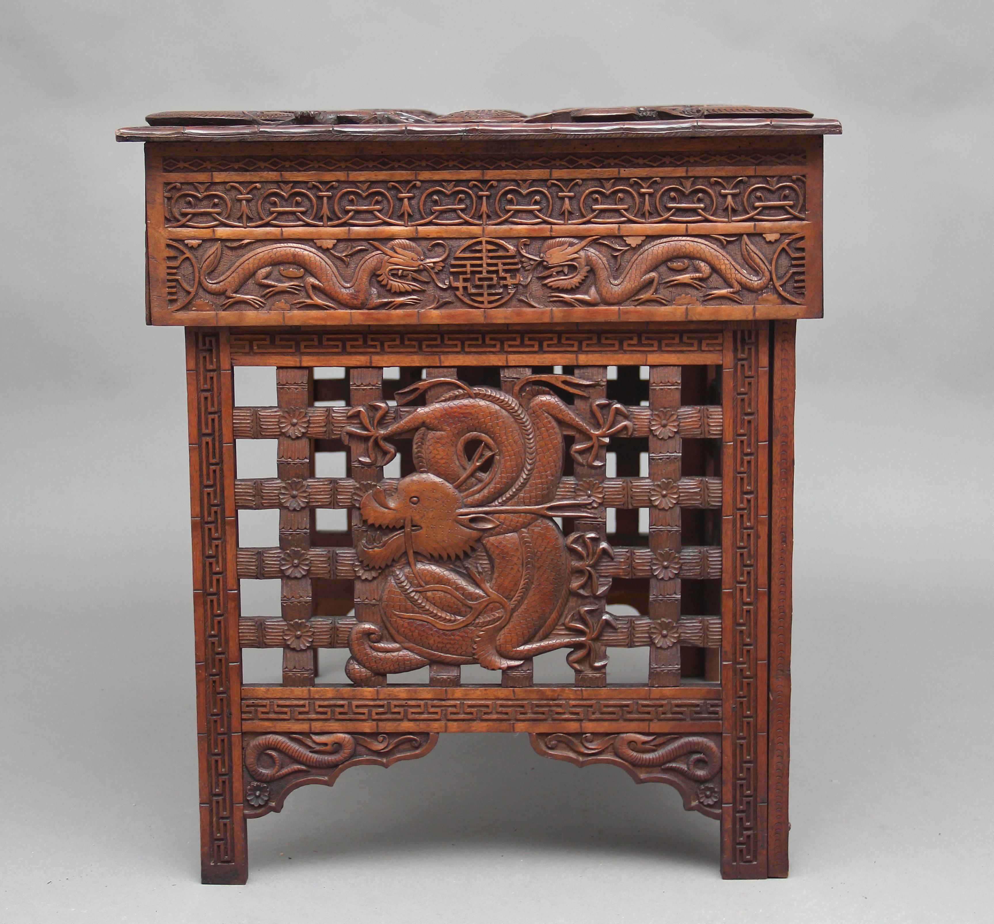 19th Century Chinese Traveling Scribes Desk 2