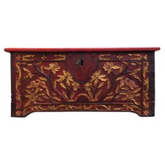19th Century Chinese Traveling Trunk 