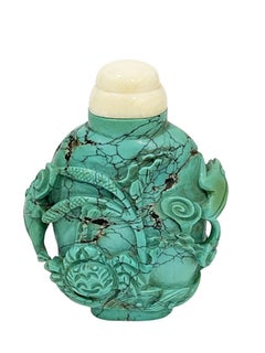 19th Century Chinese Turquoise Snuff Bottle
