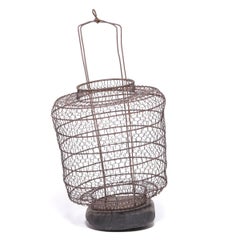 19th Century Chinese Twisted Wire Lantern
