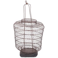 19th Century Chinese Twisted Wire Lantern