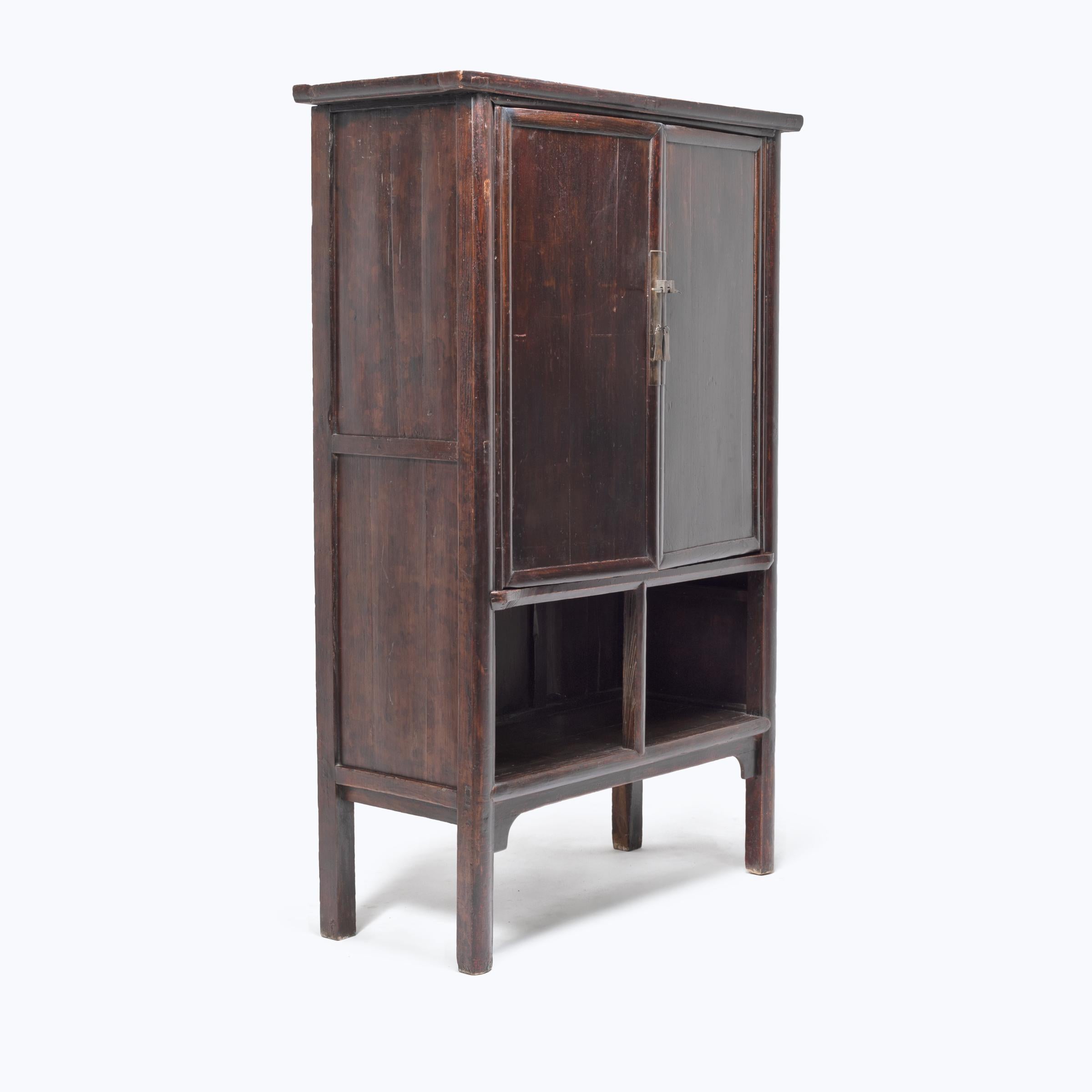 19th Century Chinese Two-Door Cabinet, c. 1850 For Sale