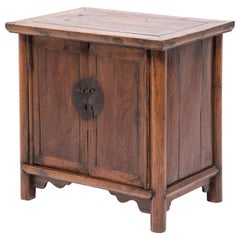 19th Century Chinese Two-Door Elmwood Chest