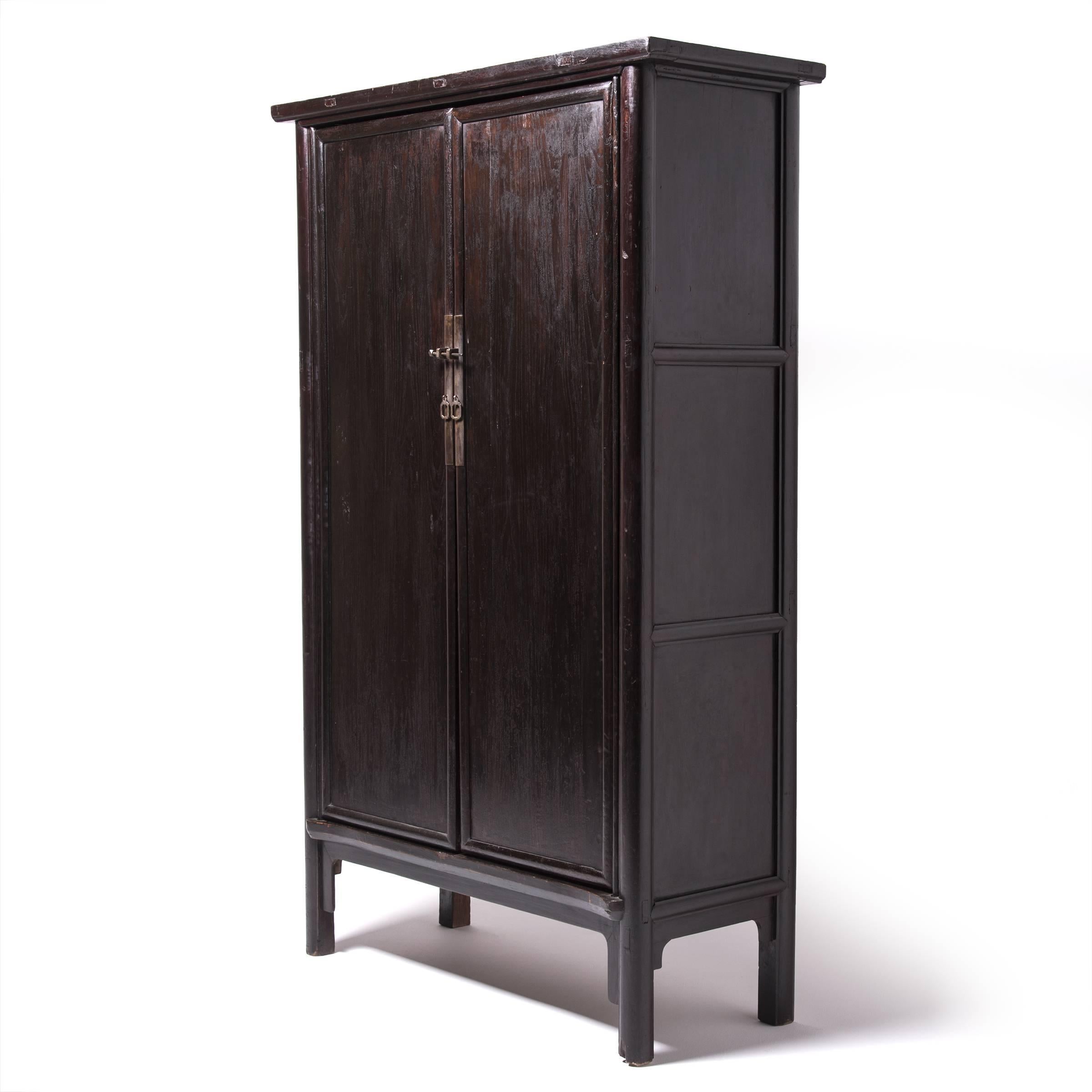 Qing 19th Century Chinese Two-Door Noodle Cabinet