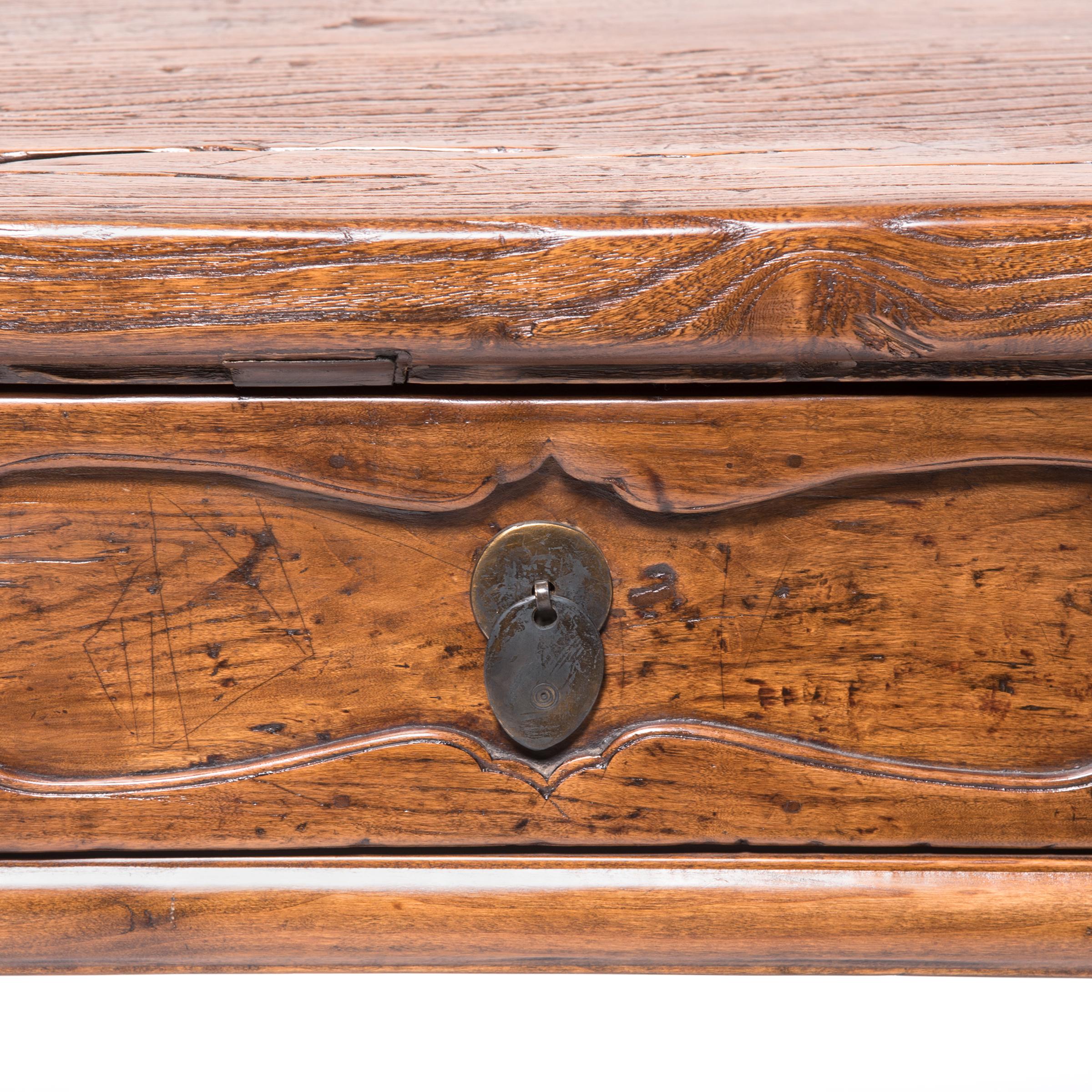 19th Century Chinese Two-Drawer Console Table 2