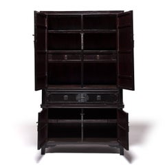 Chinese Two-Piece Stacking Cabinet, c. 1850