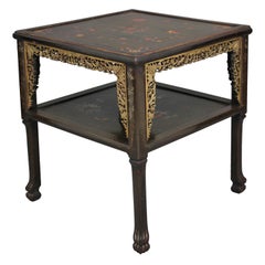 Antique 19th Century Chinese Two-Tier Occasional Table