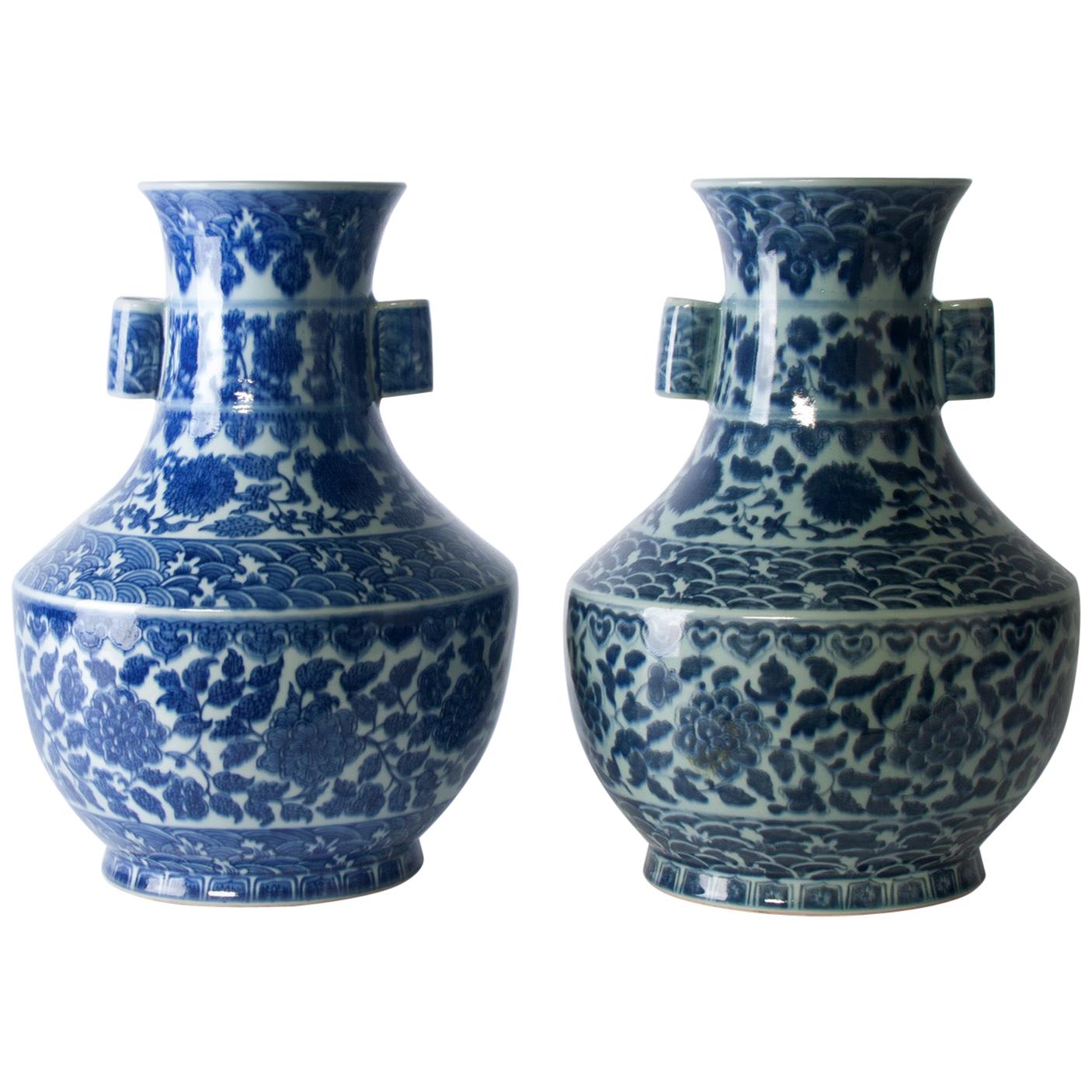 Vases chinois du 19ème siècle