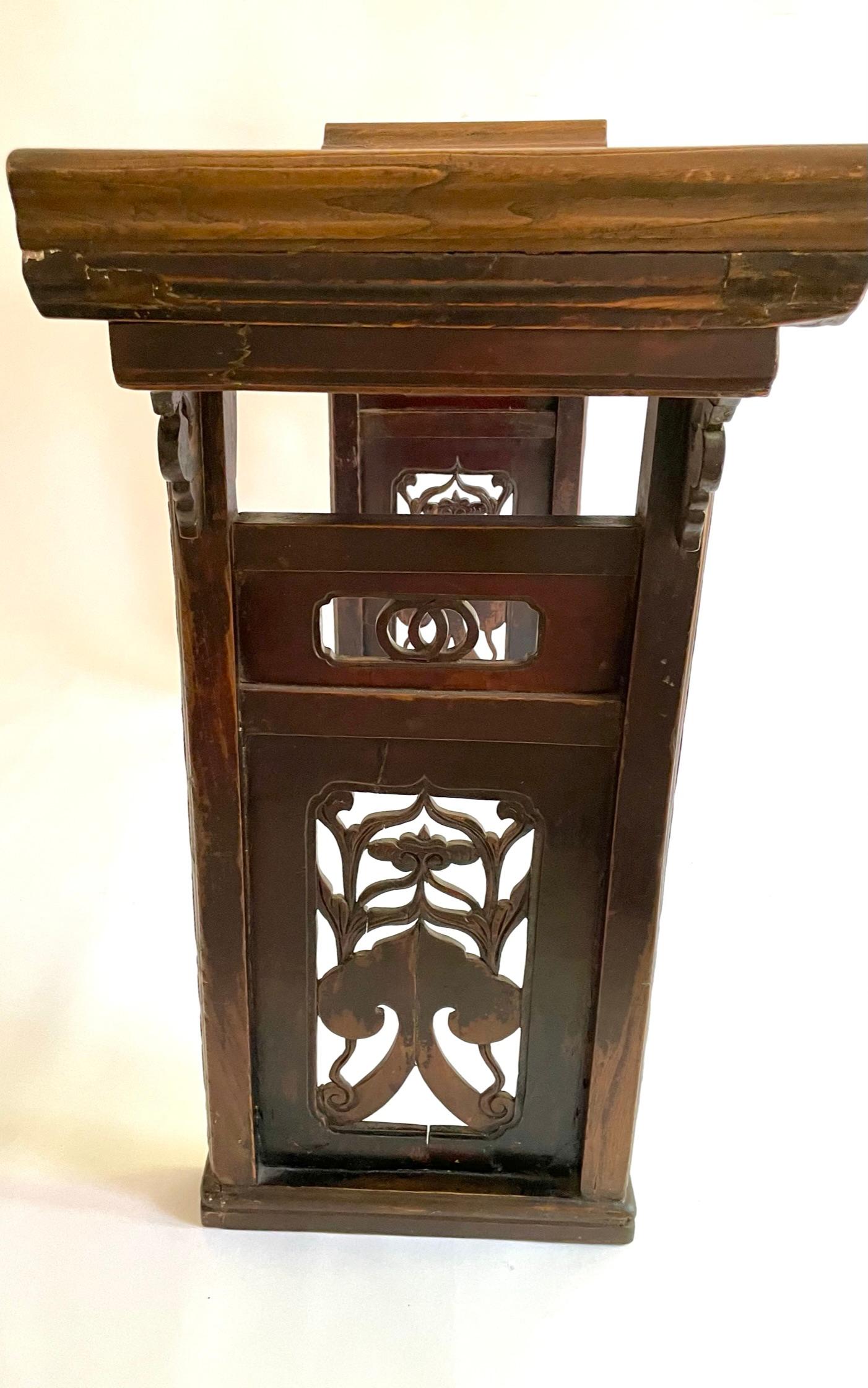 19th Century Chinese Walnut Altar 'Hetao Mu' Table For Sale 10