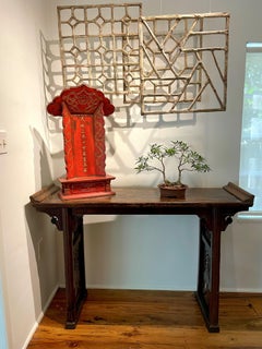 19th Century Chinese Walnut Altar 'Hetao Mu' Table
