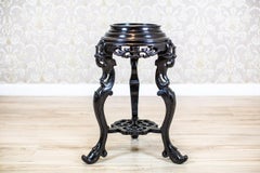 19th-Century Chinese Walnut Flower Stand