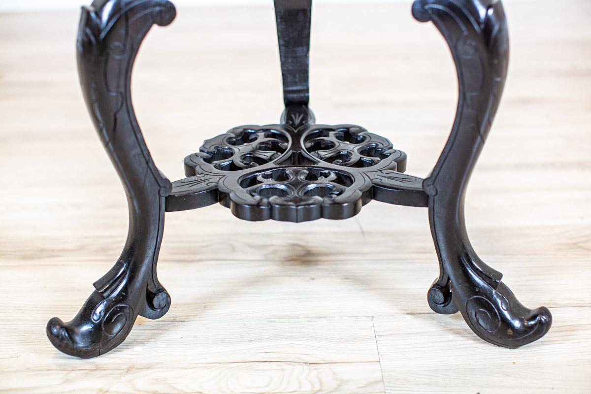 19th Century 19th-Century Chinese Walnut Flower Stand