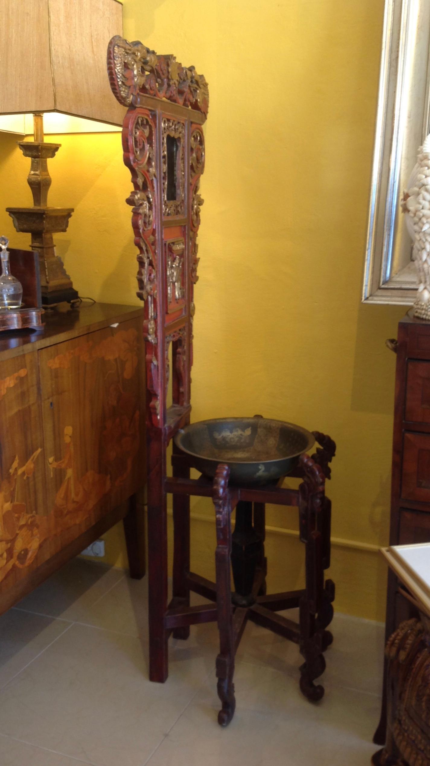 Metal 19th Century Chinese Washstand