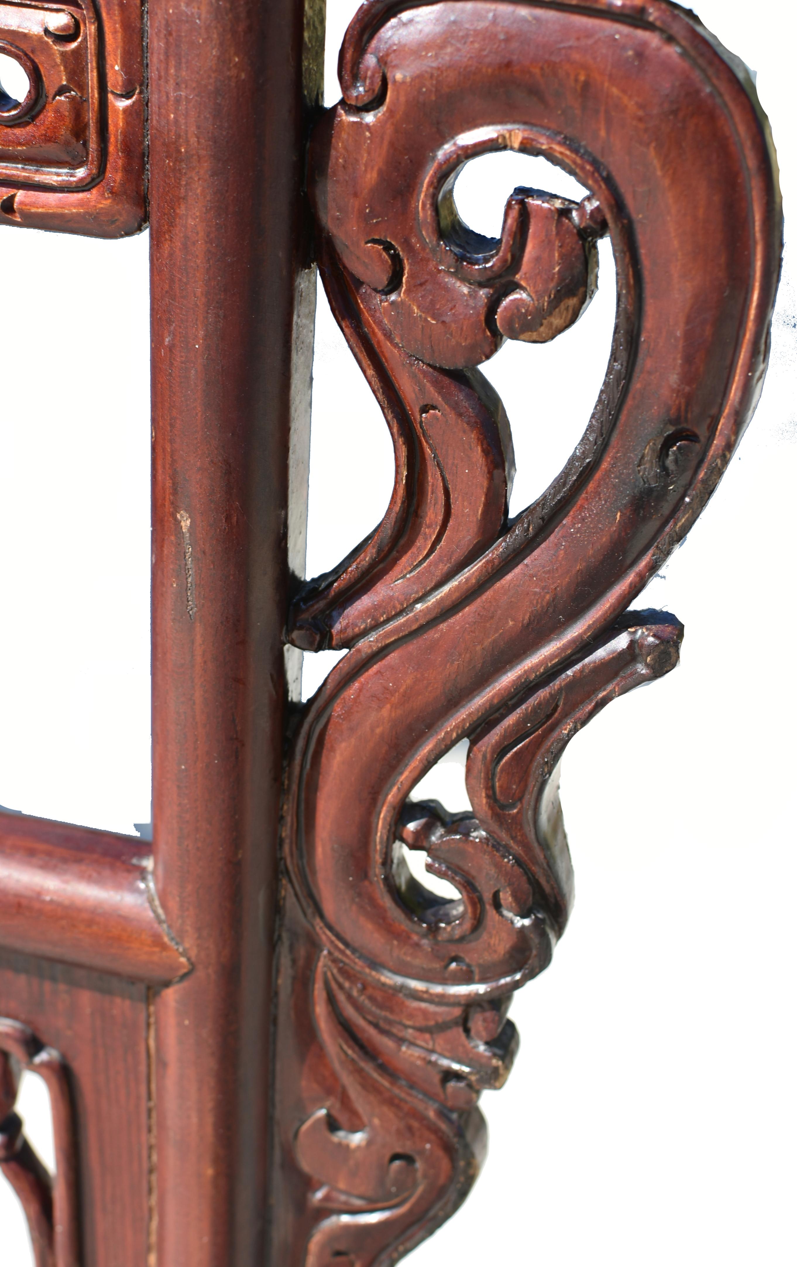 19th Century Chinese Washstand Plant Stand For Sale 3