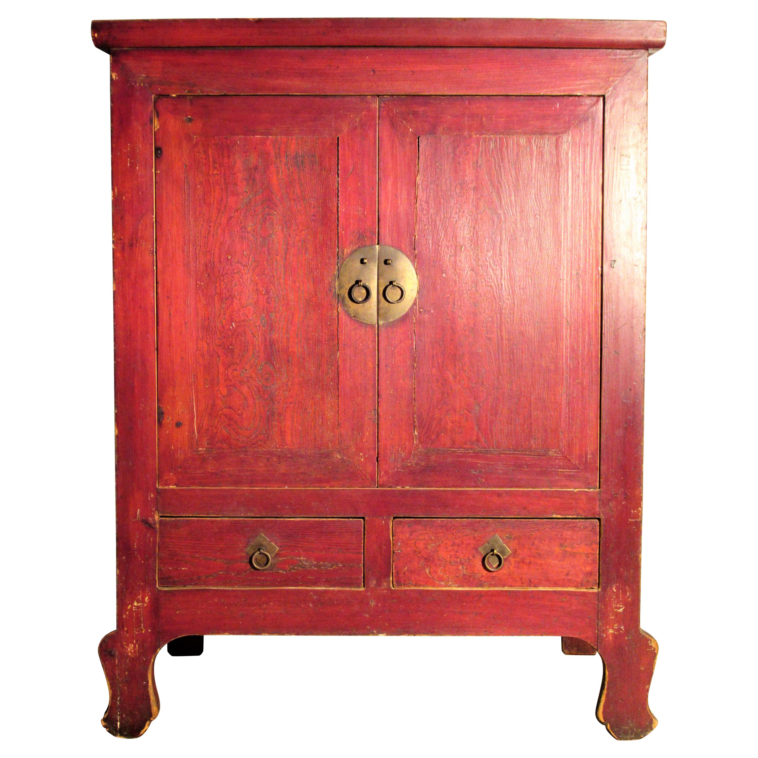 19th Century Chinese Wedding Cabinet For Sale