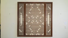 Antique 19th Century Chinese Window Screen 