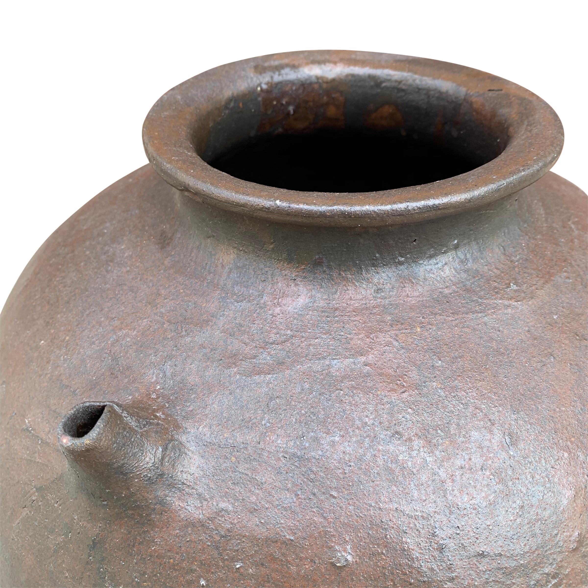 Glazed 19th Century Chinese Wine Pot