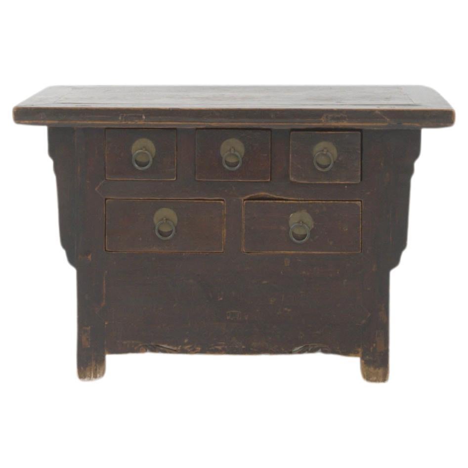 19th Century Chinese Wooden Chest Of Drawers  For Sale