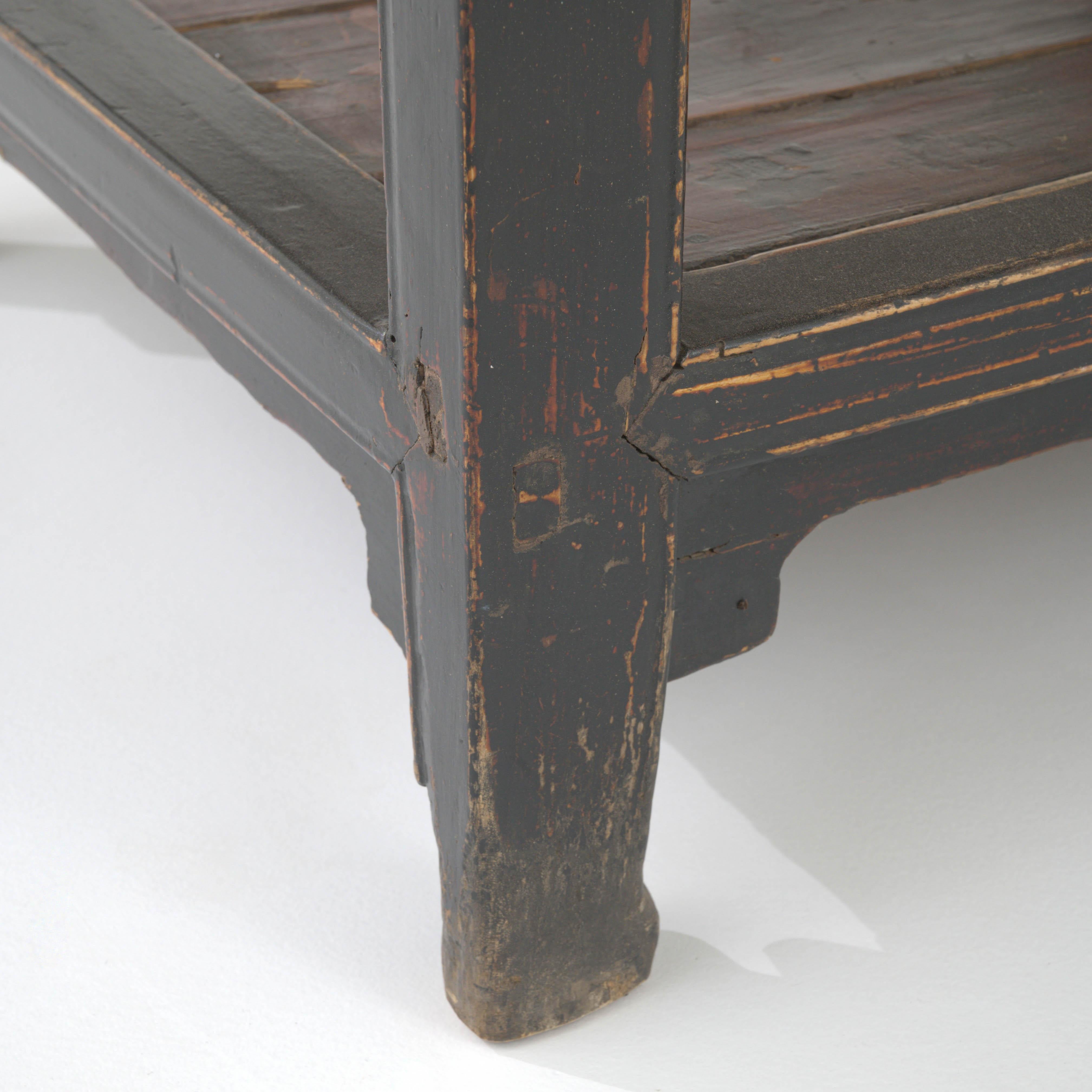 19th Century Chinese Wooden Coffee Table For Sale 8