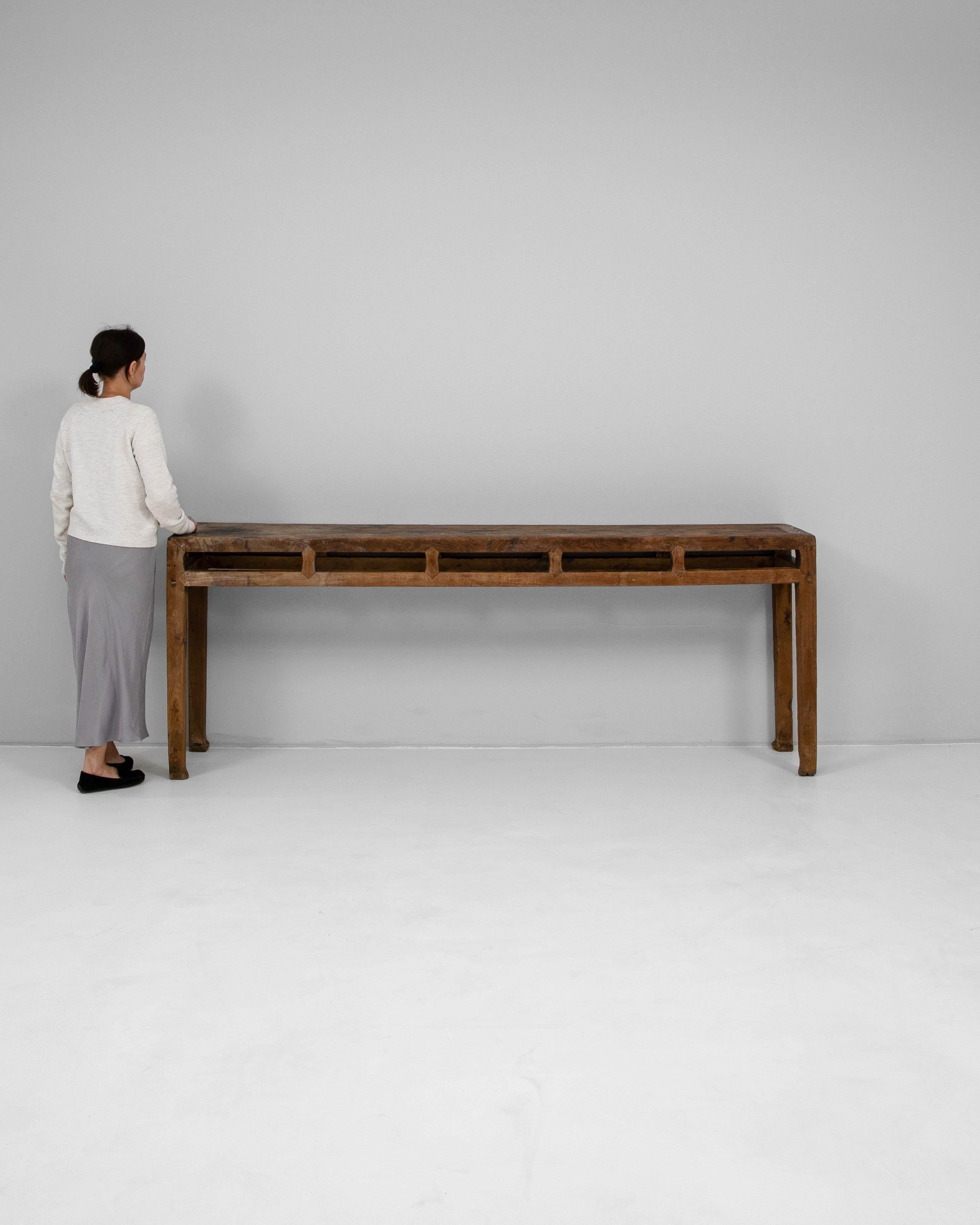 19th Century Chinese Wooden Console For Sale 2