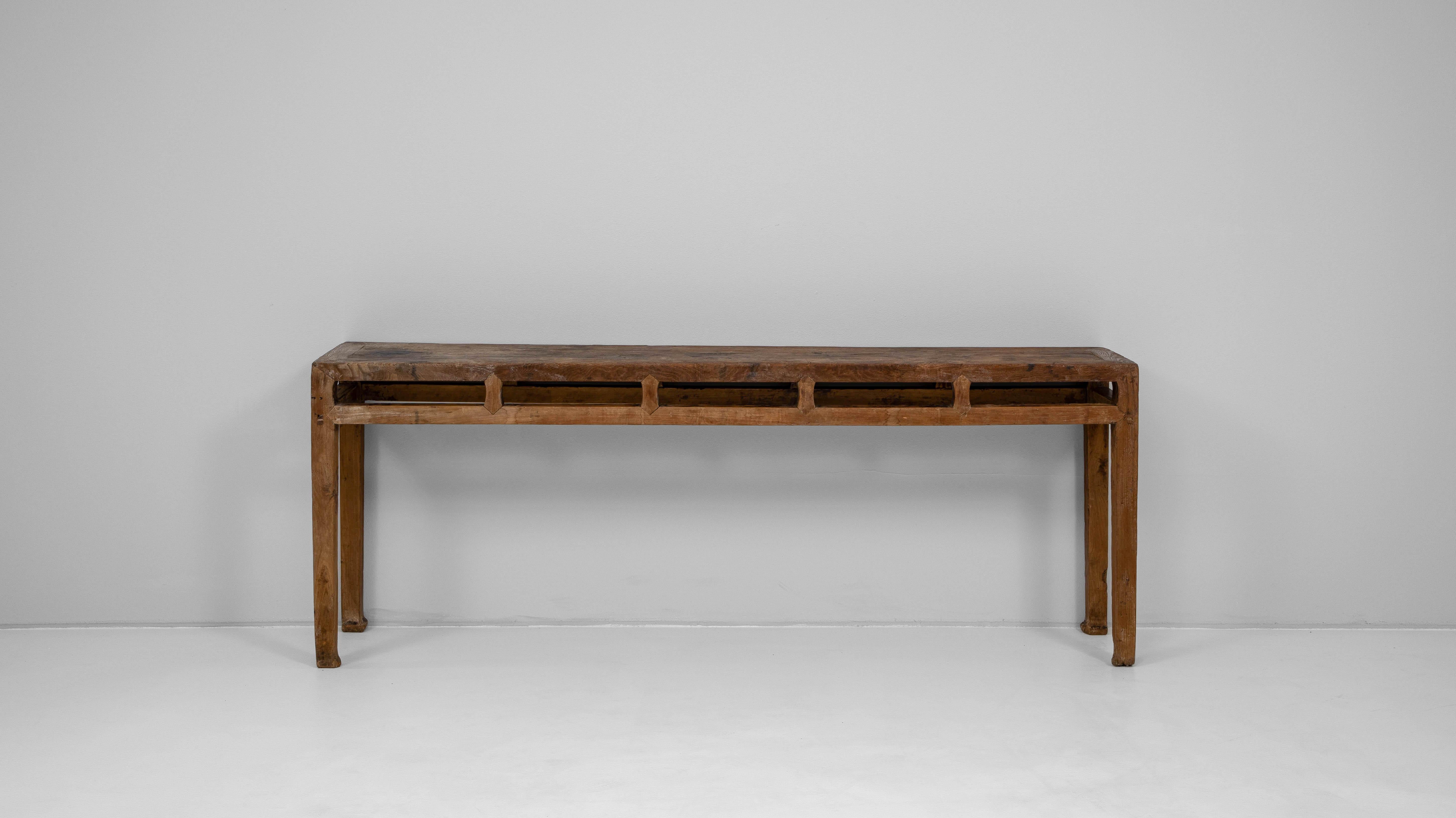 19th Century Chinese Wooden Console For Sale 4