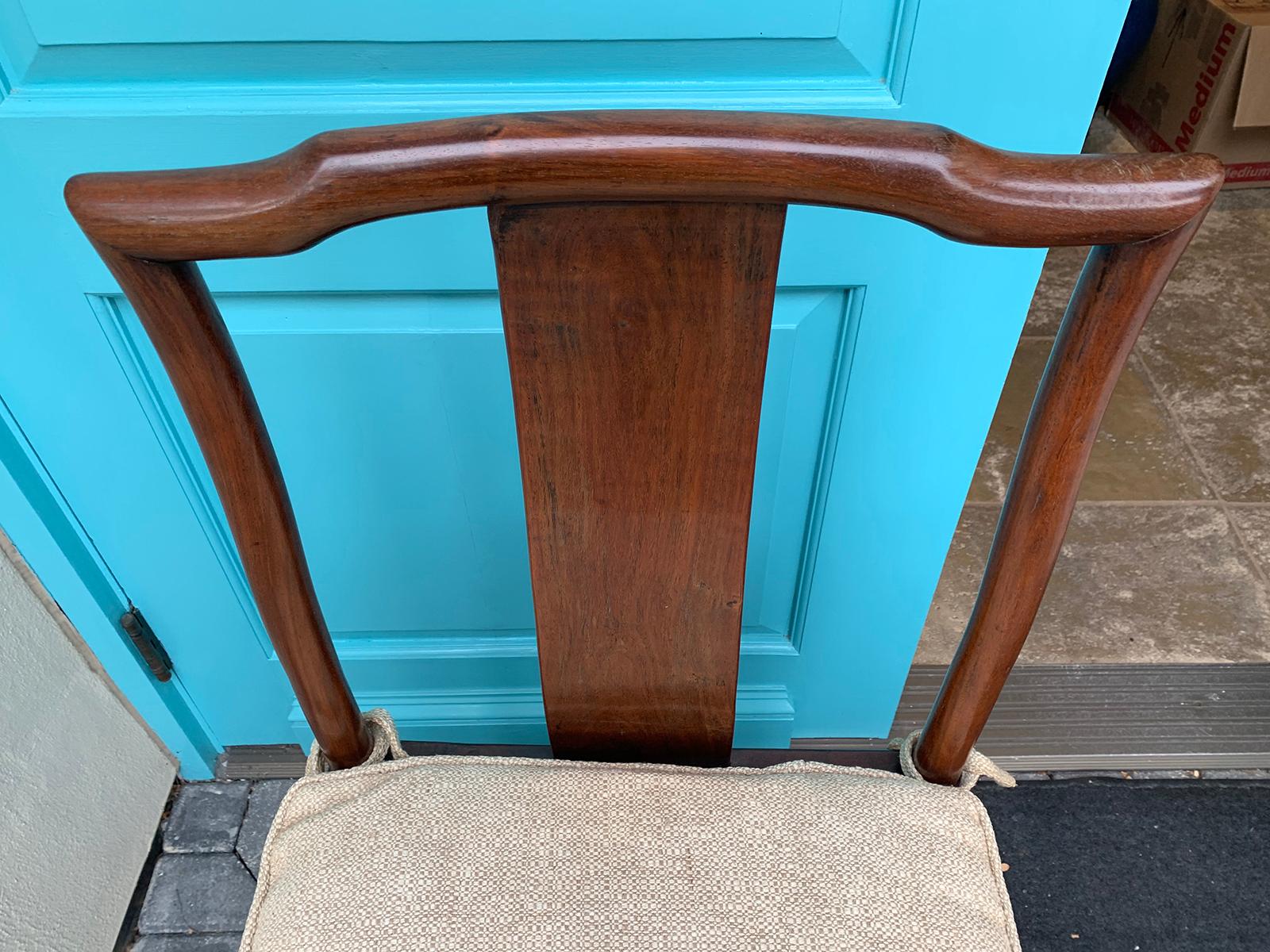 19th Century Chinese Yoke Back Side Chair 6