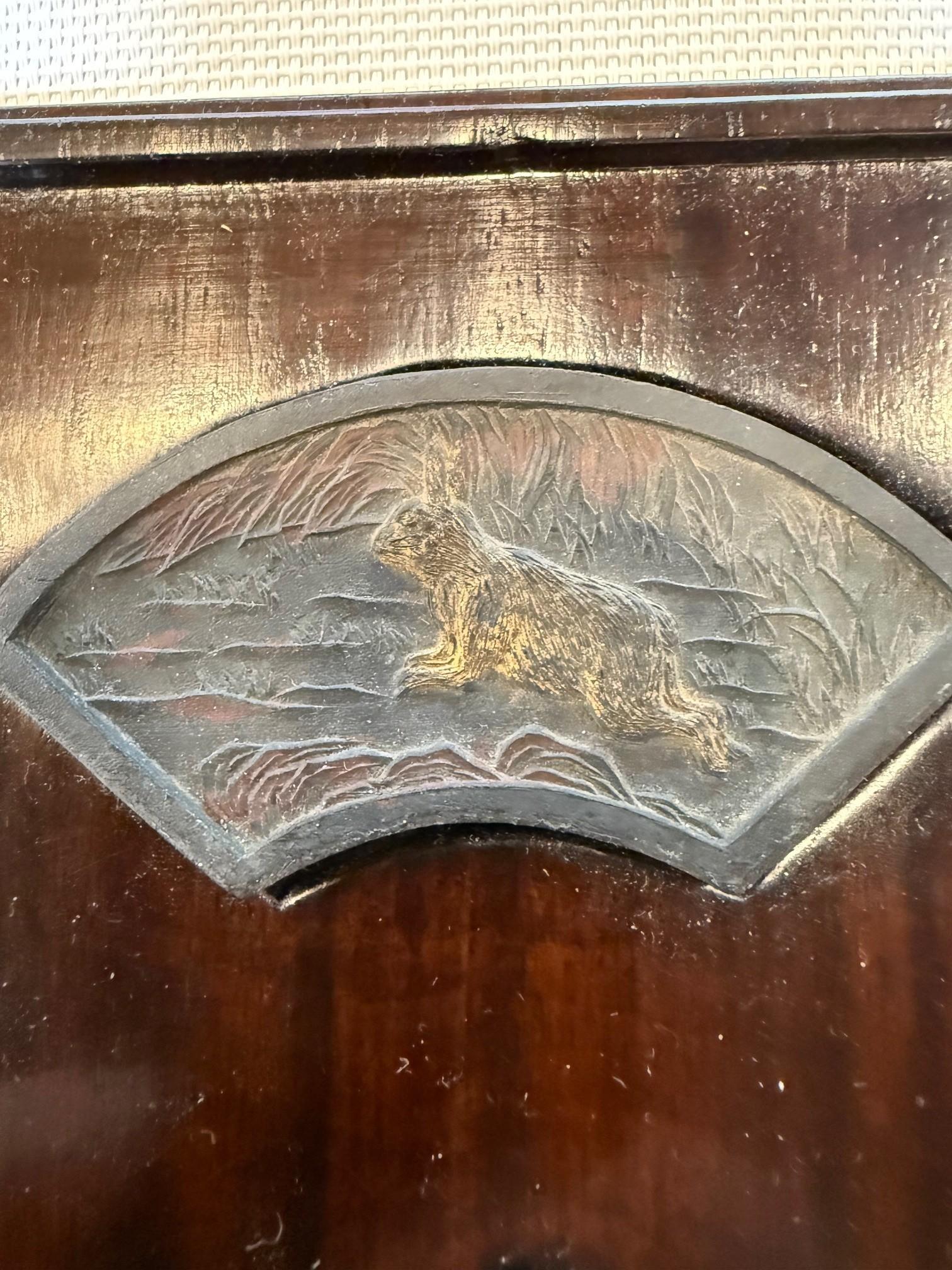 19th Century Chinese Zodiac Ink Cakes Set of 12 Animals Wooden Presentation Box. en vente 5