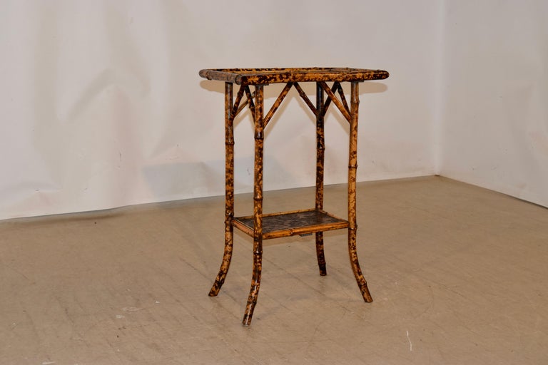 Art Nouveau 19th Century Chinoiserie Bamboo Table For Sale