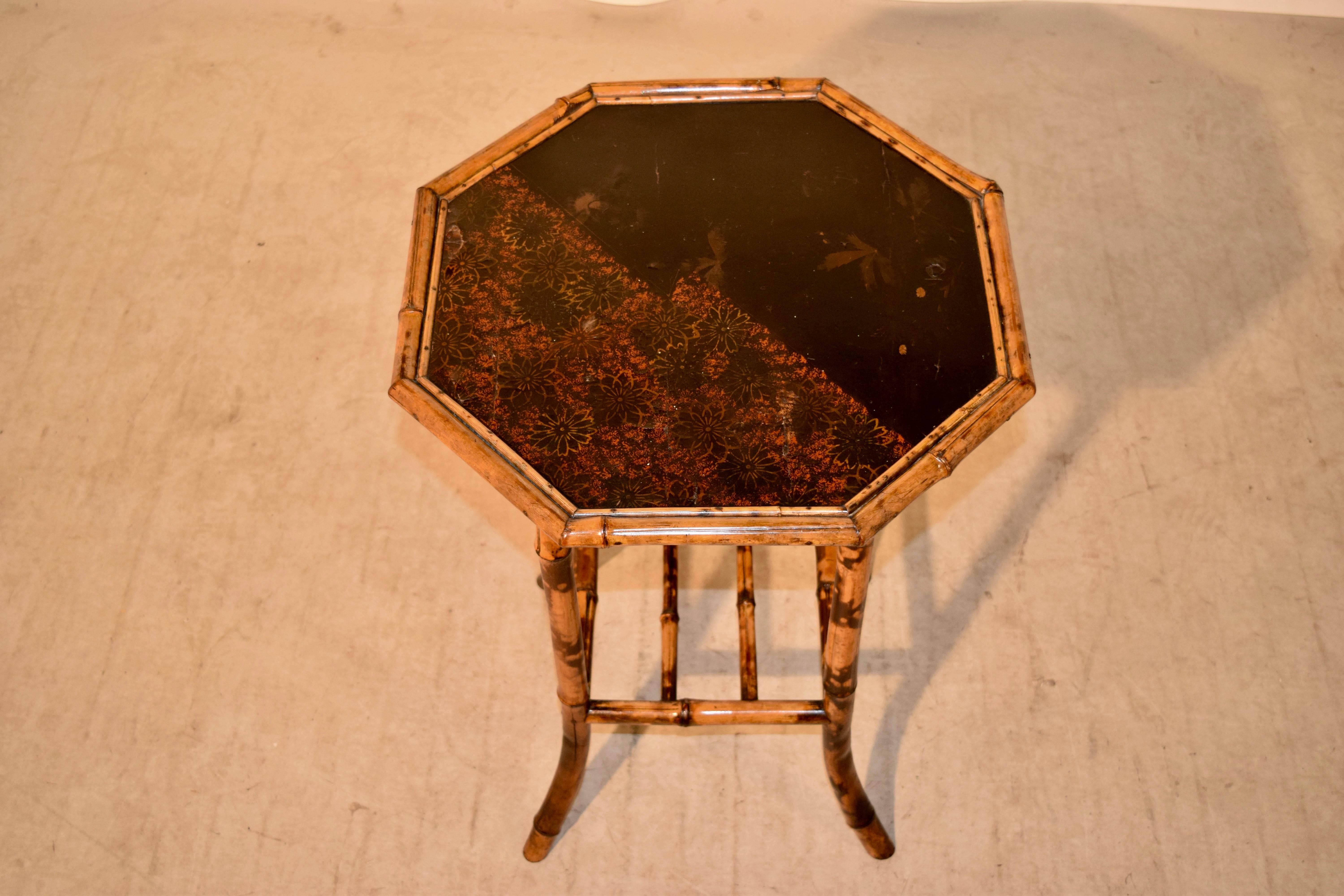 19th Century Chinoiserie Bamboo Table In Excellent Condition In High Point, NC