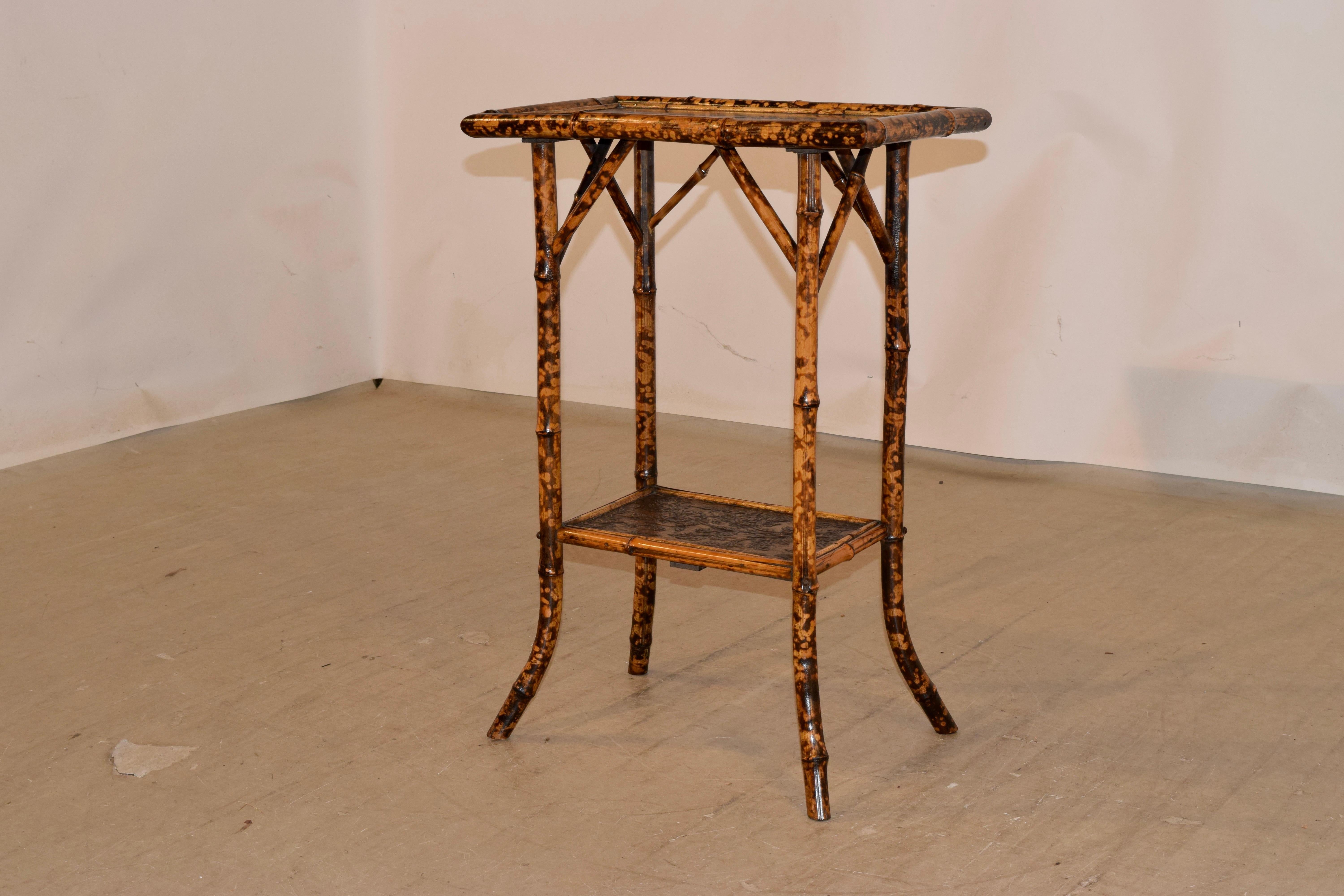 19th Century Chinoiserie Bamboo Table In Good Condition In High Point, NC