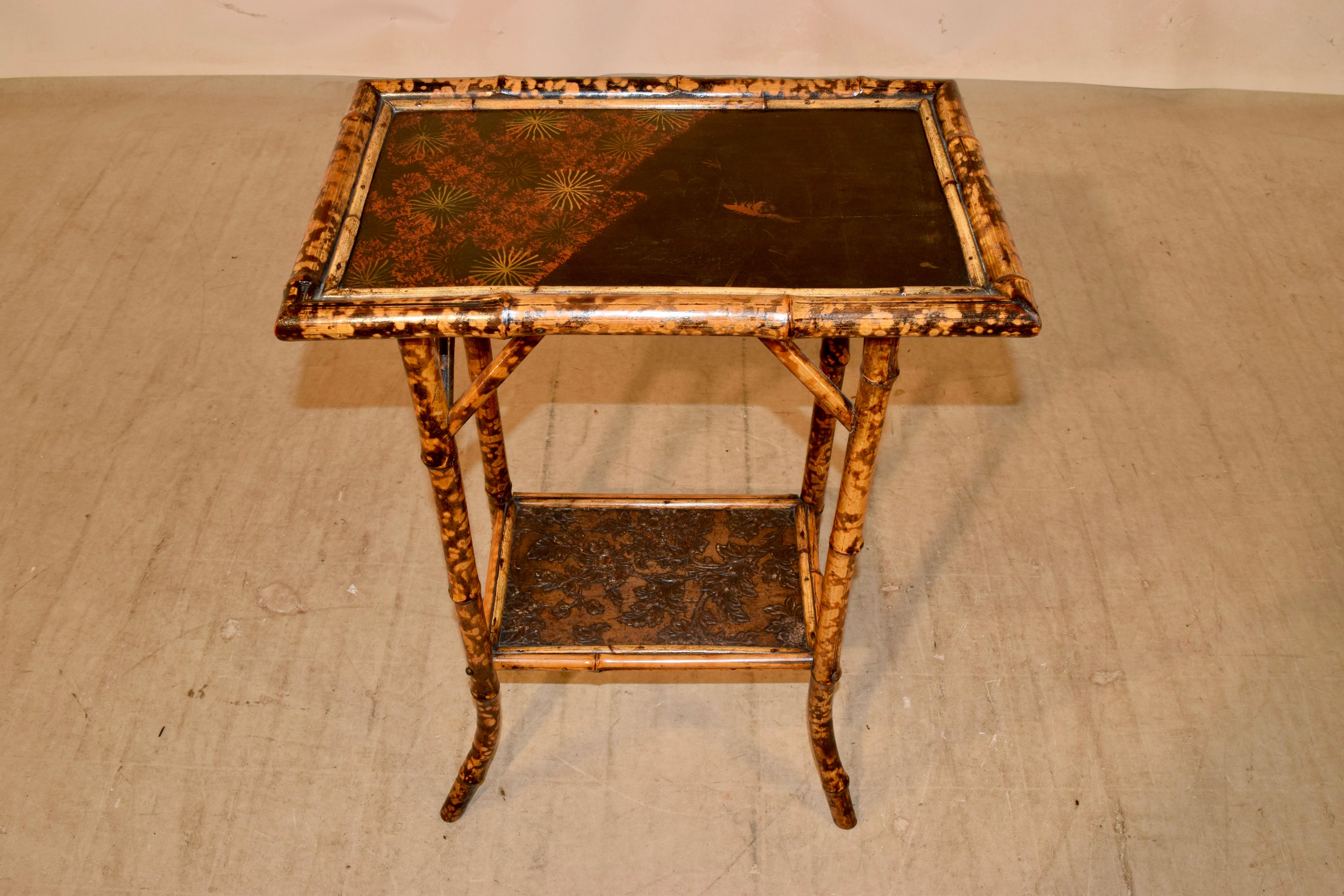 19th Century Chinoiserie Bamboo Table 1