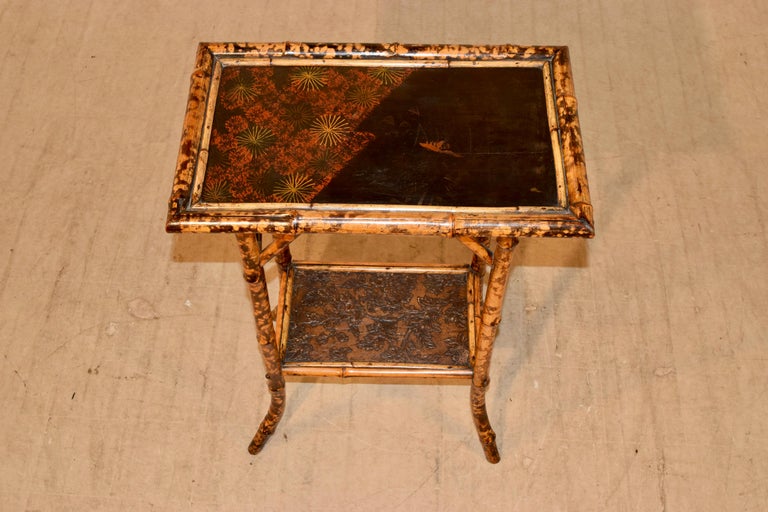 19th Century Chinoiserie Bamboo Table For Sale 2