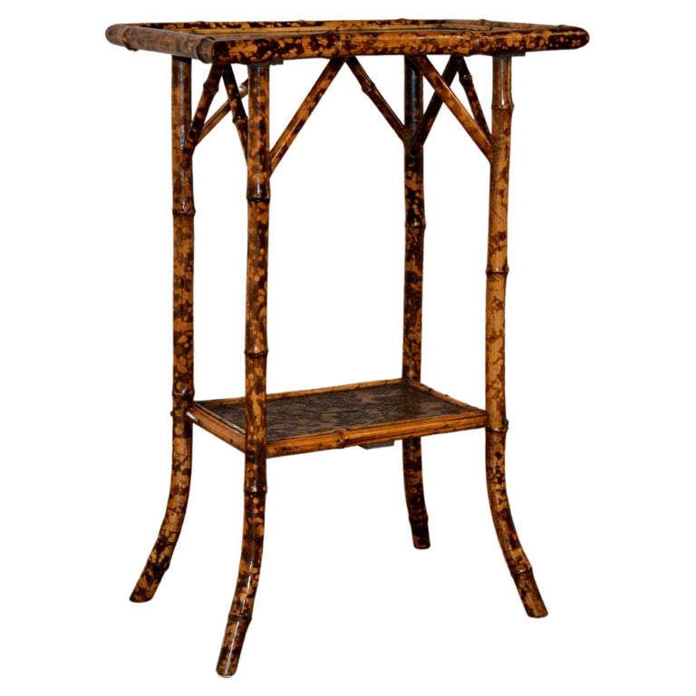 19th Century Chinoiserie Bamboo Table For Sale